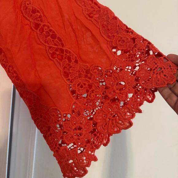 Tantrums Coral Lace Trim Tunic - Picture 2 of 6